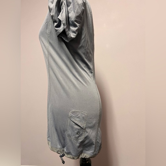 LULULEMON Gray SHIRT DRAW CORD Sz6 Women - Picture 2 of 9